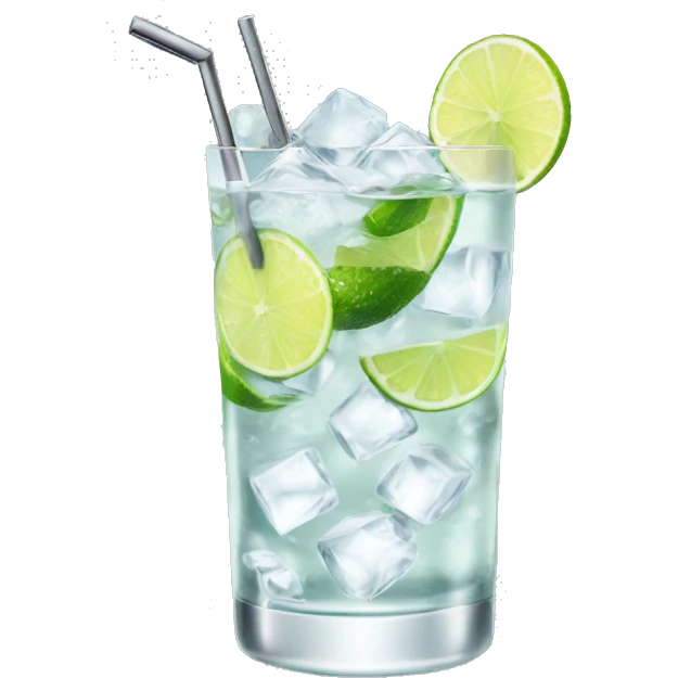 Gin and tonic drinks emoji