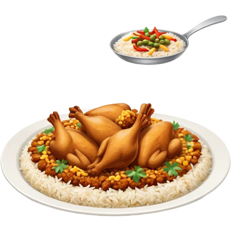 I want one biriyani plate fly in the sky emoji