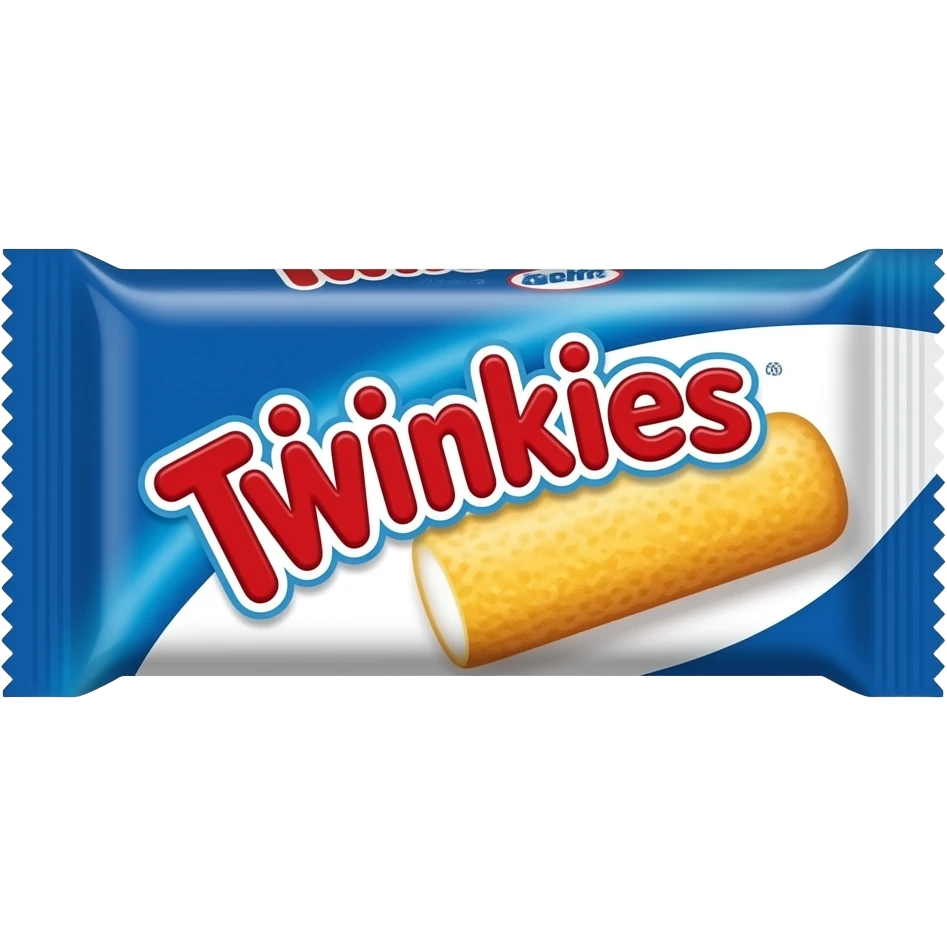 Twinkie in wrapper emoji