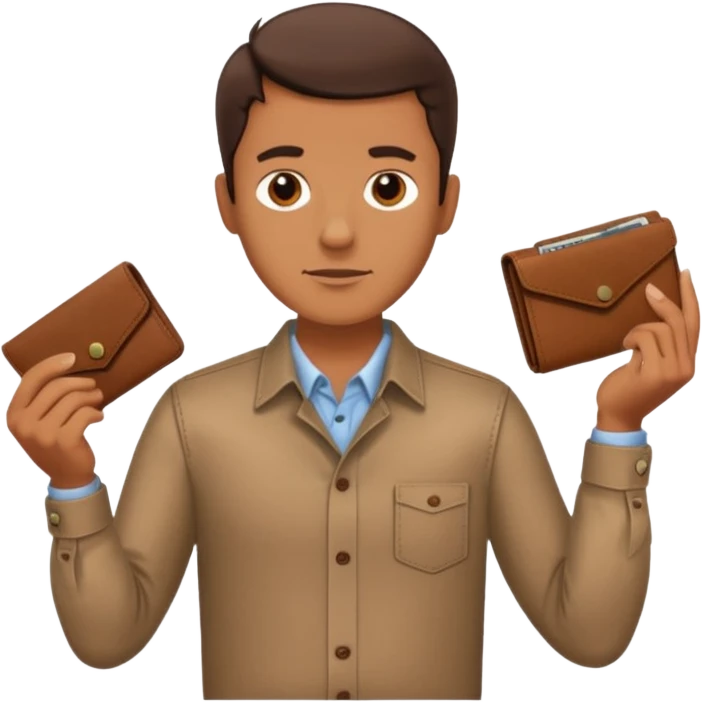 man taking out his wallet emoji