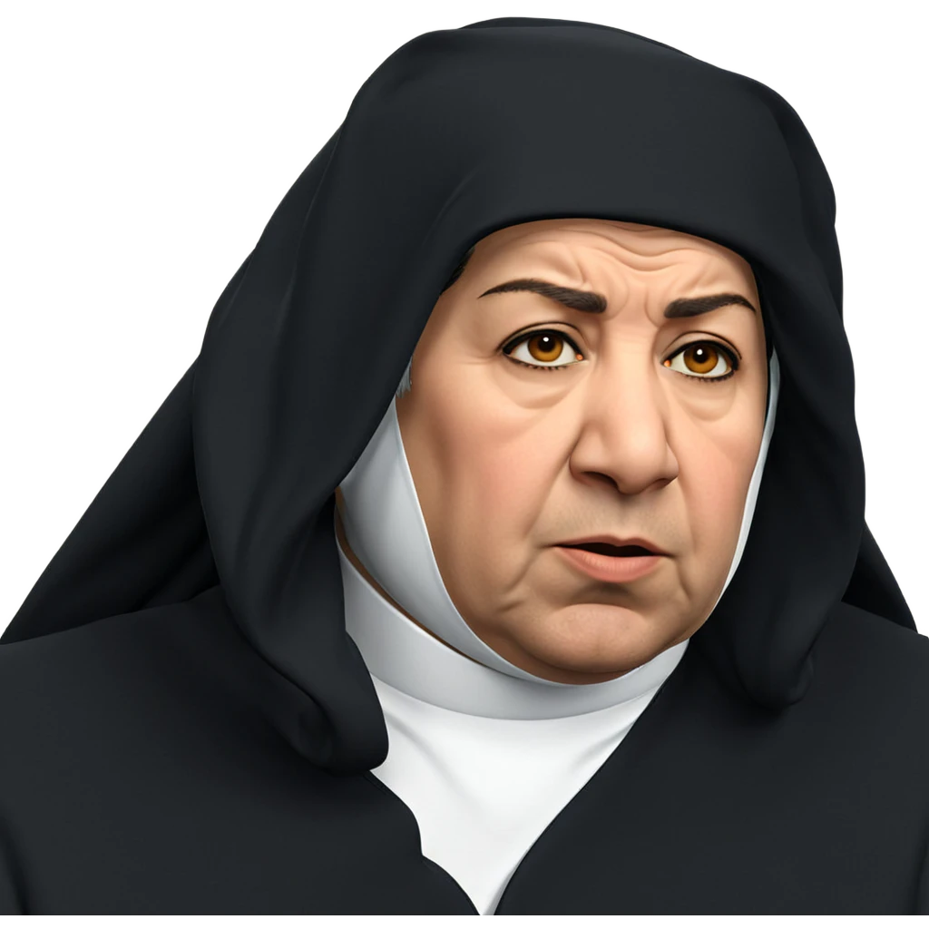 priest in contemplative solitude emoji