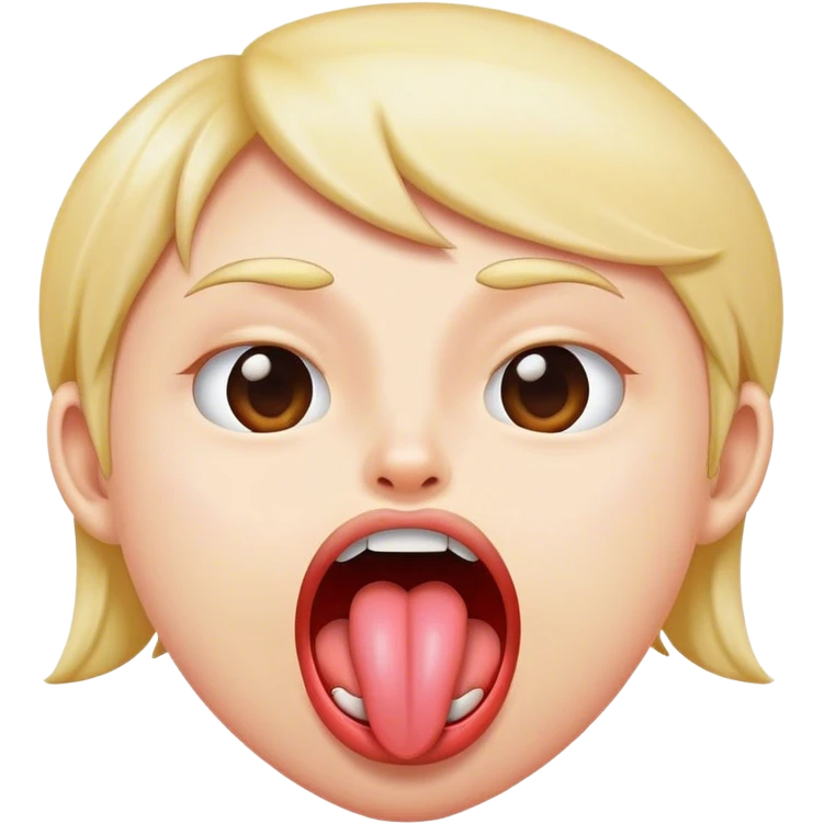 sticking out tongue emoji