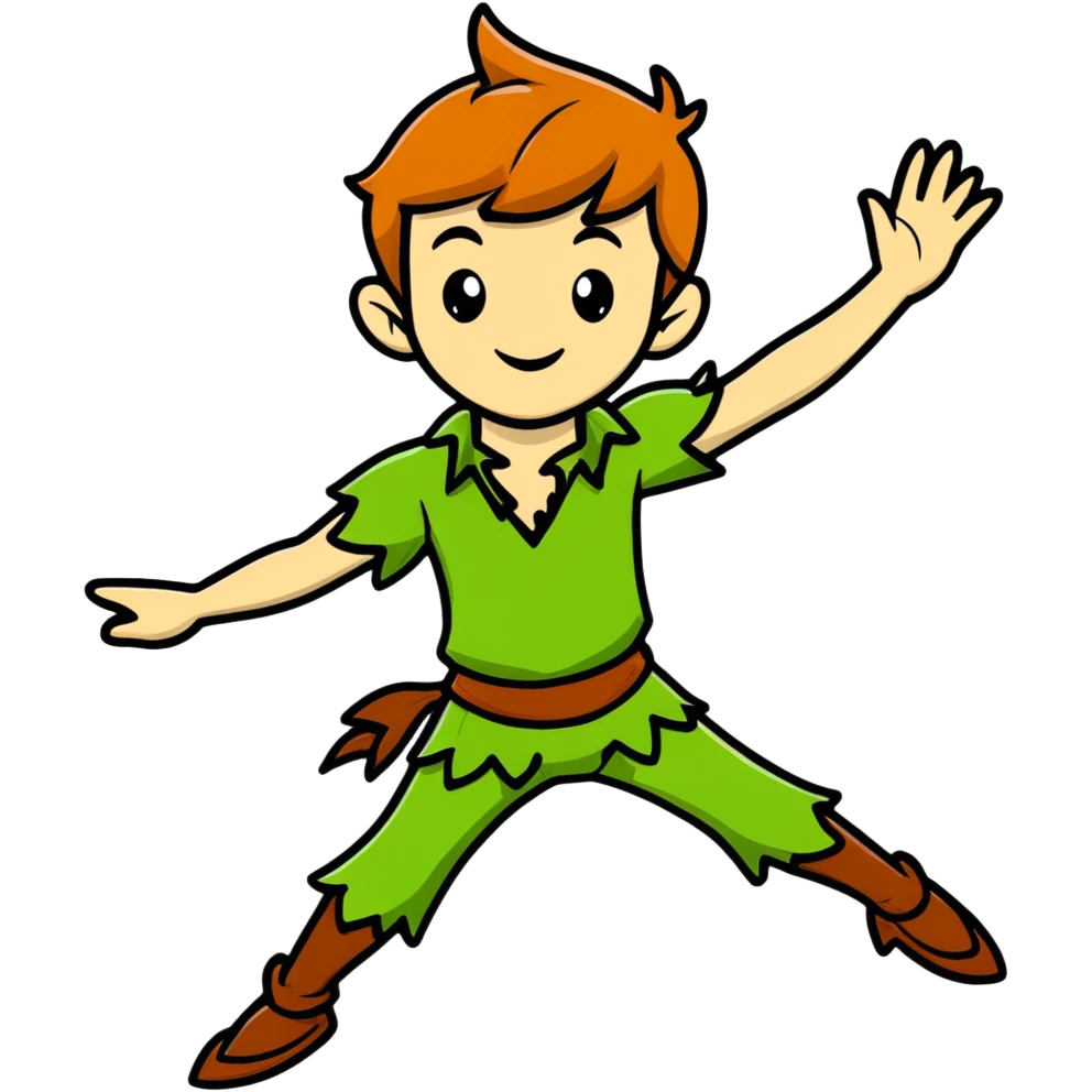 Peter Pan character emoji