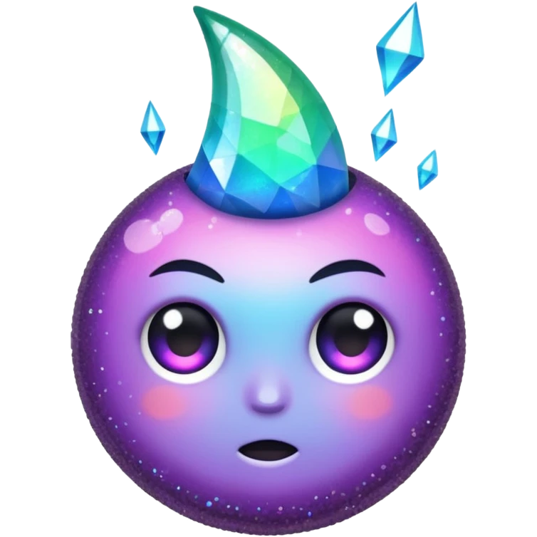 Glitter fatal touch emoji