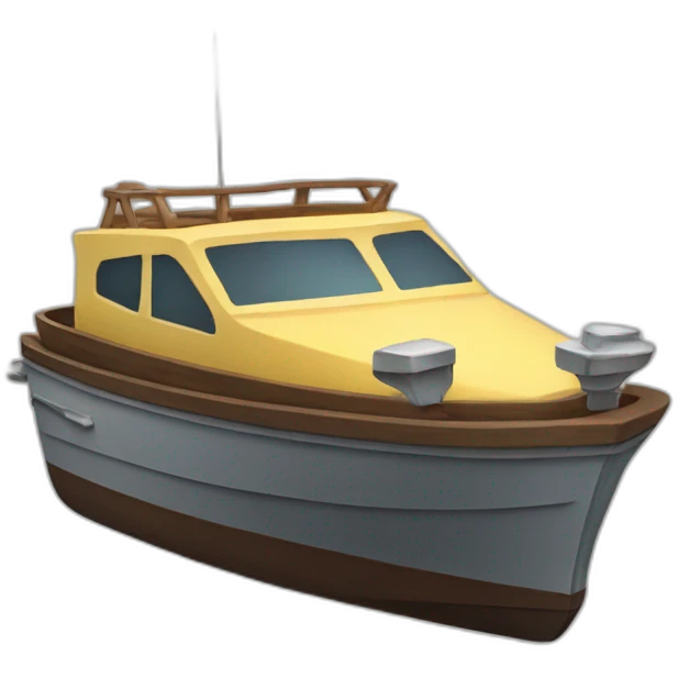 Car boat emoji