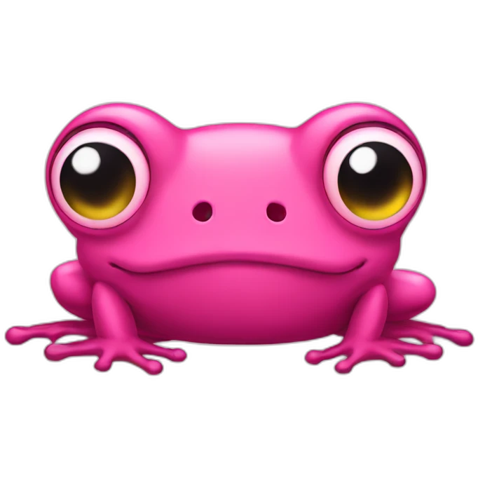 pink frog emoji