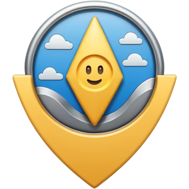 Maps pin normal without any picture emoji