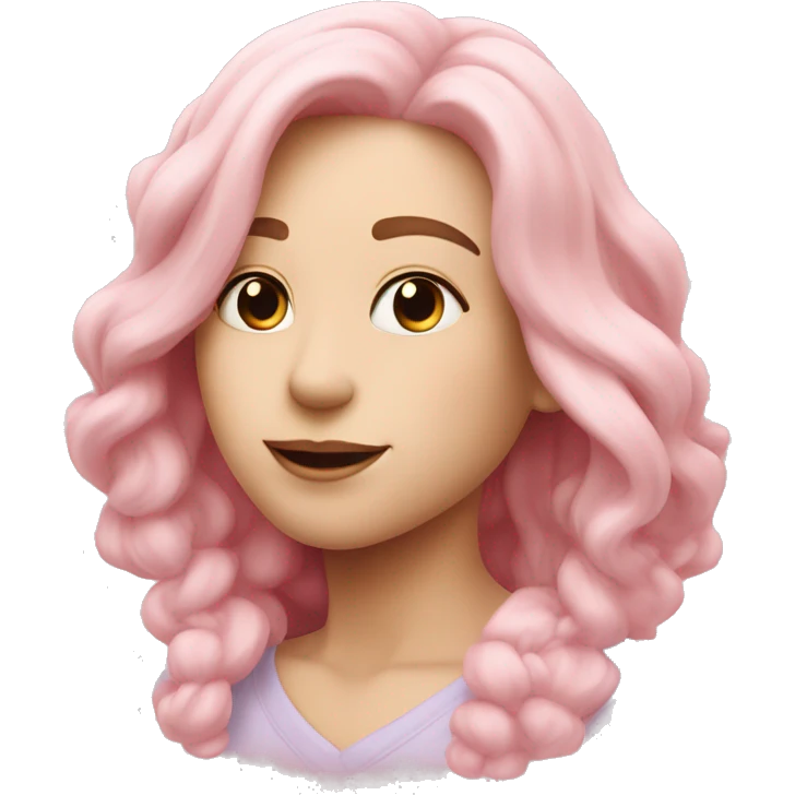 Cœur pastel rose emoji