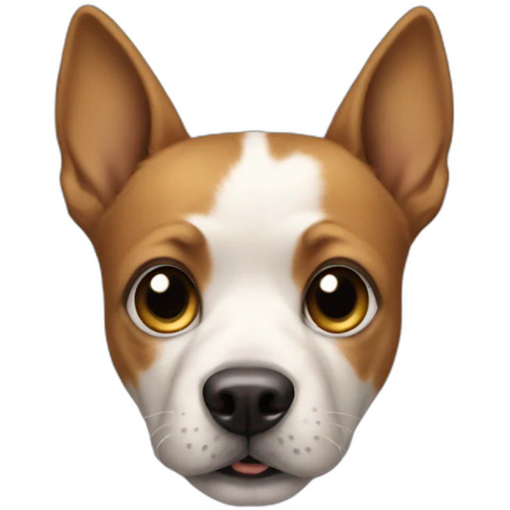 Dog with a human head emoji