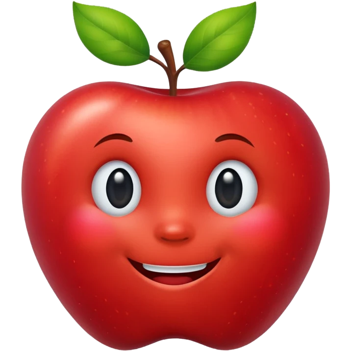 happy emoji smirking apple style emoji