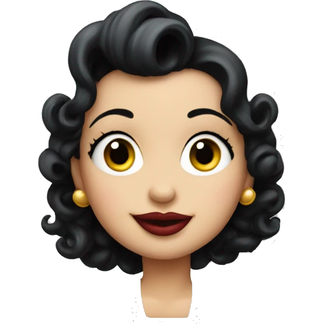 Betty boop emoji