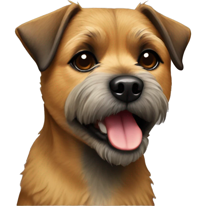Border terrier dog emoji