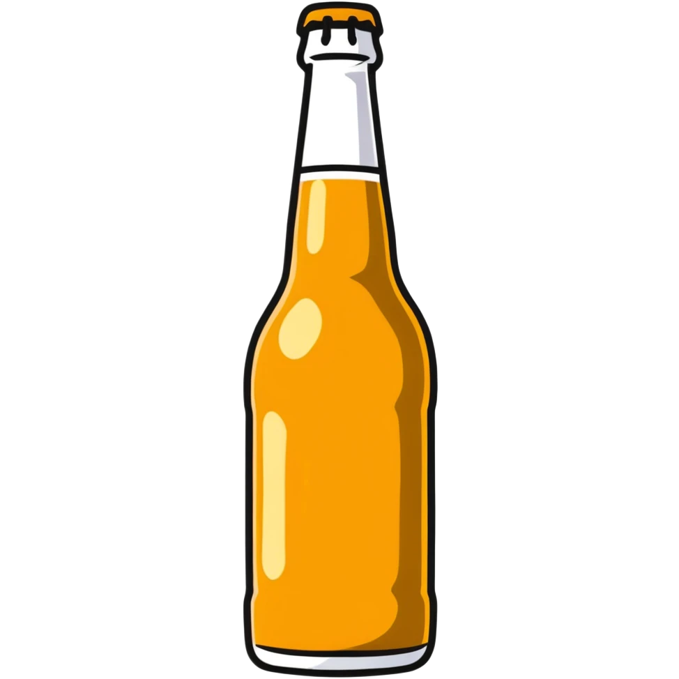 beer bottle emoji