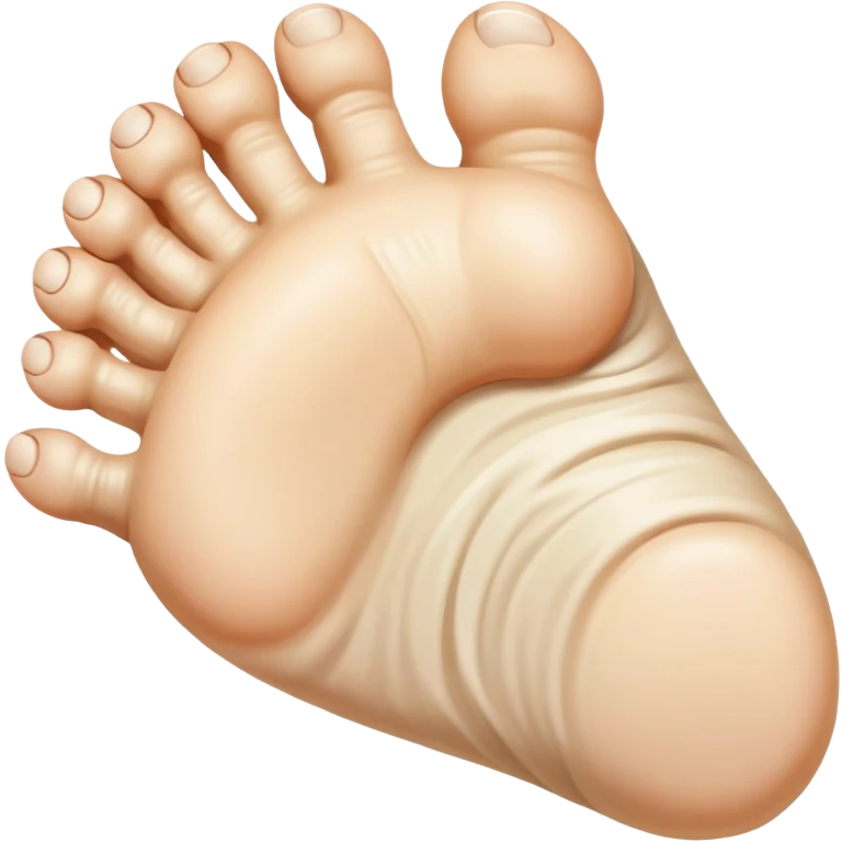giant foot, enormous foot, biggest human foot emoji