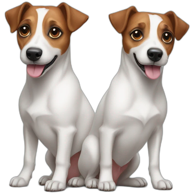 Two-dogs-jack-russell emoji