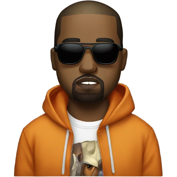 kanye west con polera de cobreloa  emoji