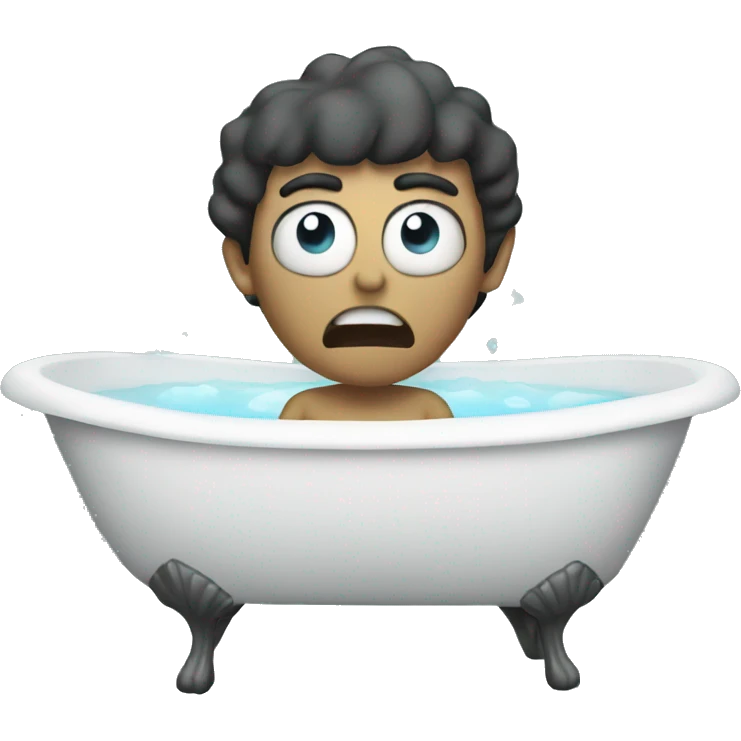 Evil bathtub emoji
