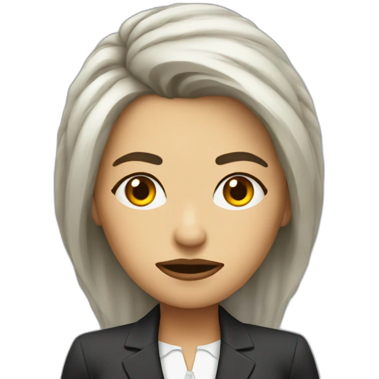 frown lady boss emoji