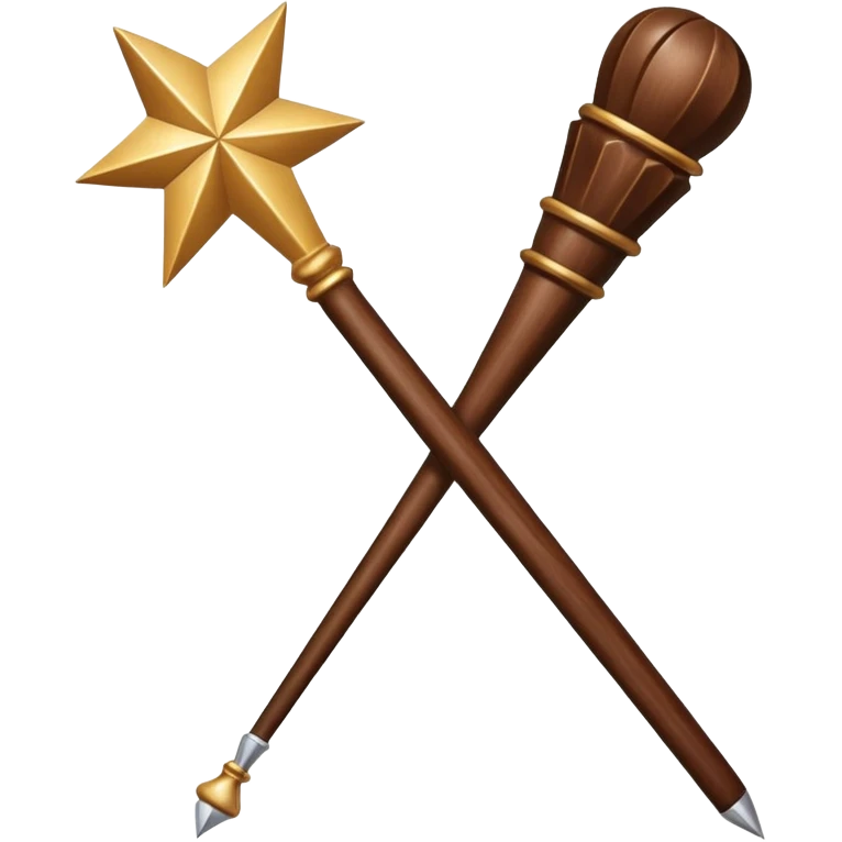 A wand that says supercalifragilisticexpialidocious emoji