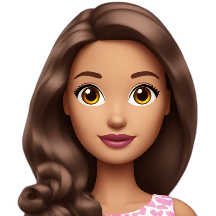 Barbie brune emoji