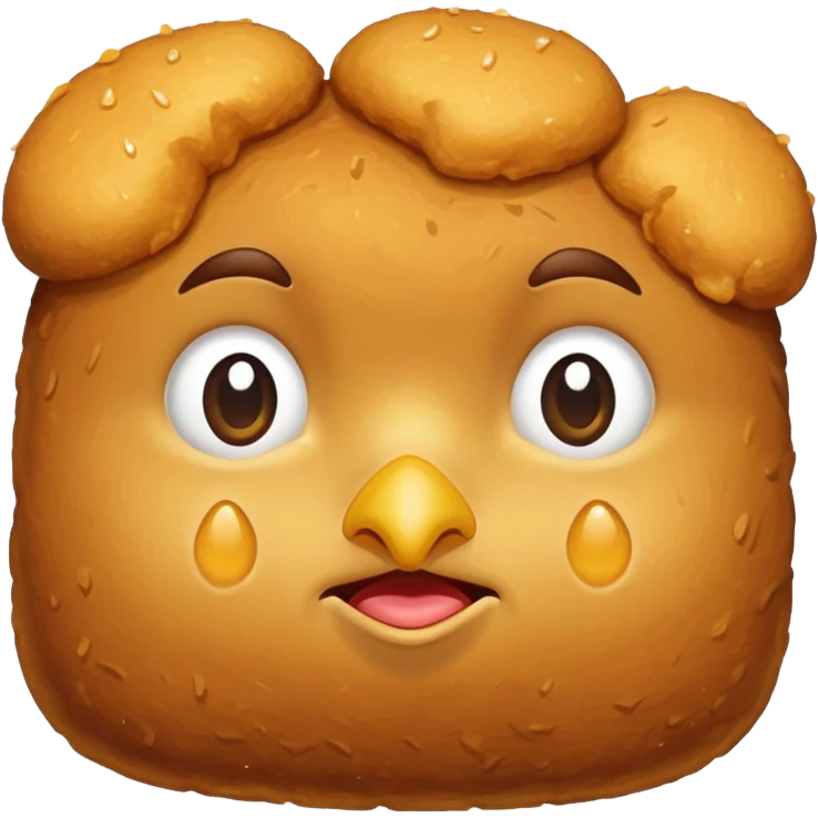 Плачущий наггетс emoji