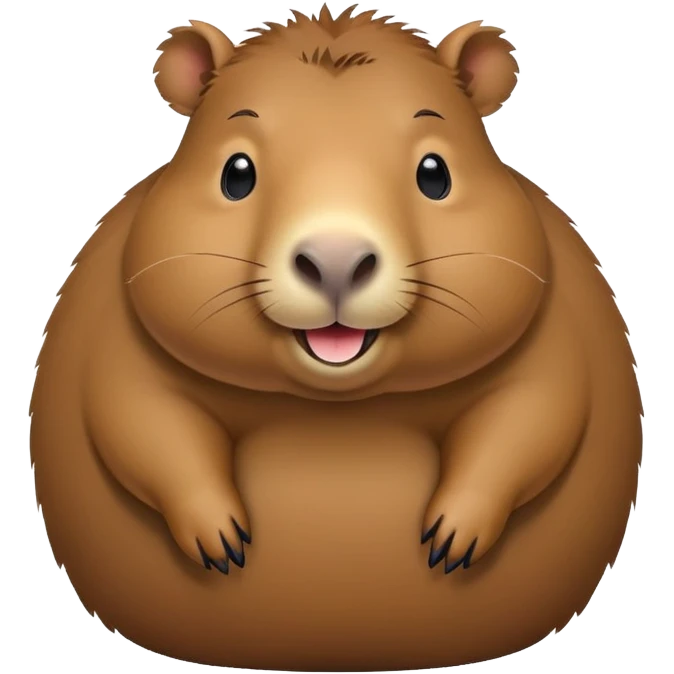 Fat Capybara  emoji