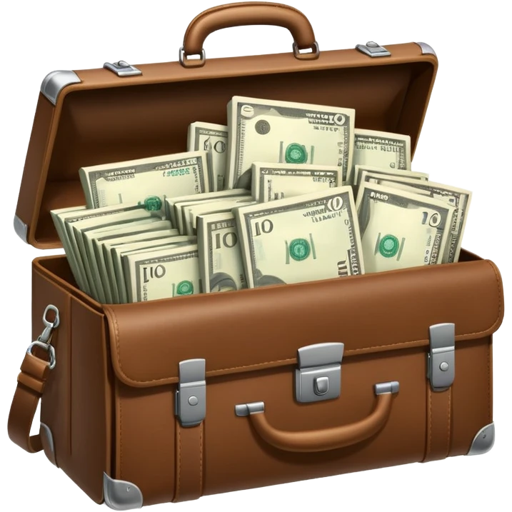 open wifi money filled briefcase emoji