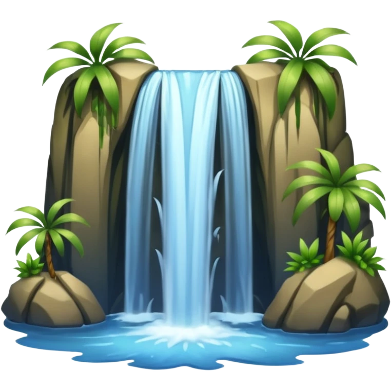 water falls emoji