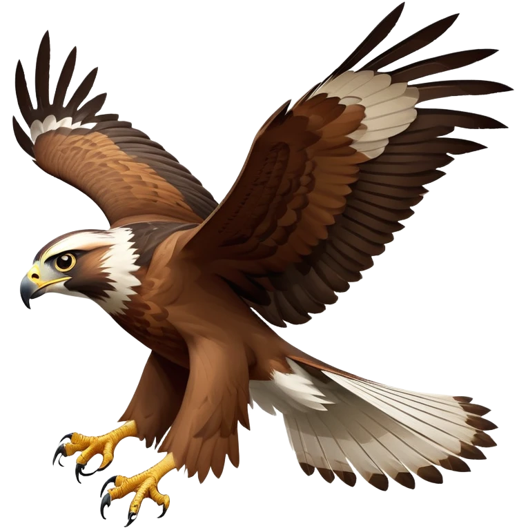 cinematic-hawk-realistic-full-body-hunting-emoji,-powerful-brown-and-white-feathered-frame-gliding-over-a-vast-landscape,-sharp-hooked-beak-partially-open,-intelligent-eyes-focused-intensely-on-the-ground-below,-strong-talons-flexing-in-anticipation,-broad-wings-catching-the-wind-with-effortless-grace,-simplified-yet-realistic-focused-features,-highly-detailed,-glowing-with-a-bold-determined-light emoji