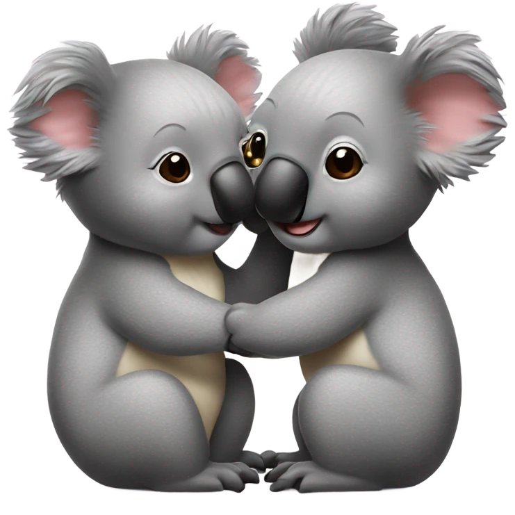 Koalas kissing emoji