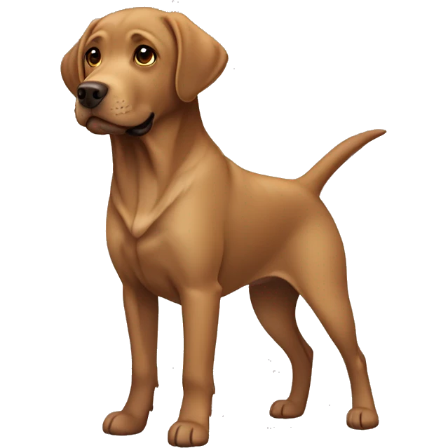Brown labrador  emoji