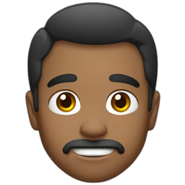 Rock eyebrow raise emoji