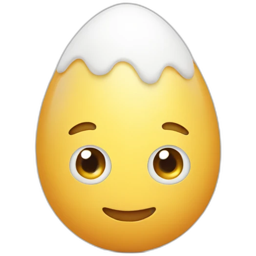 egg on head emoji