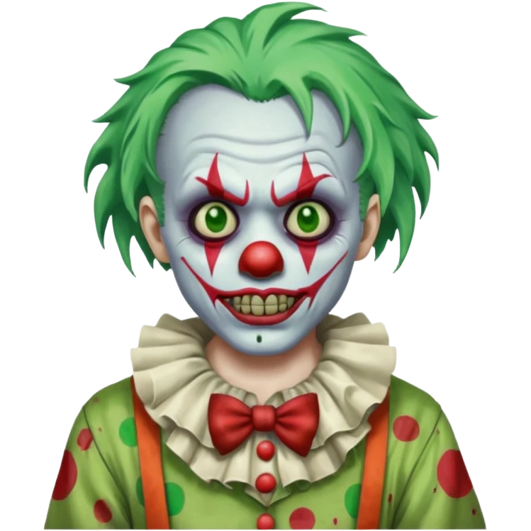 zombie clown emoji