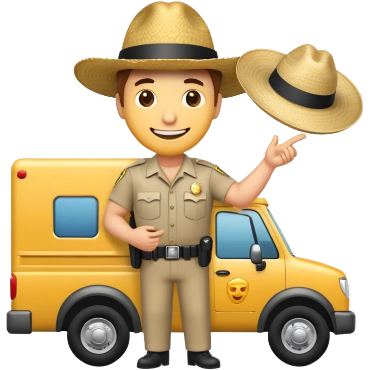 quiero un emoji de un agente de carga (freight forwarder) emoji