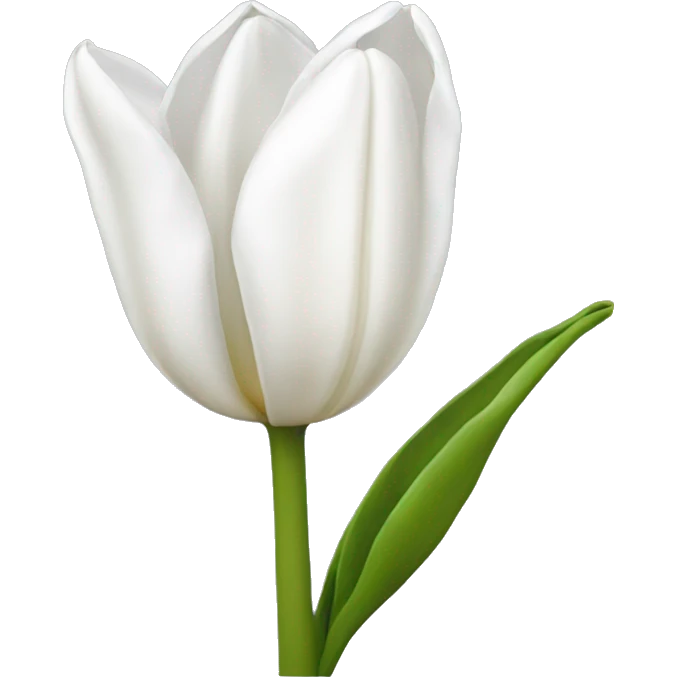 White tulip emoji