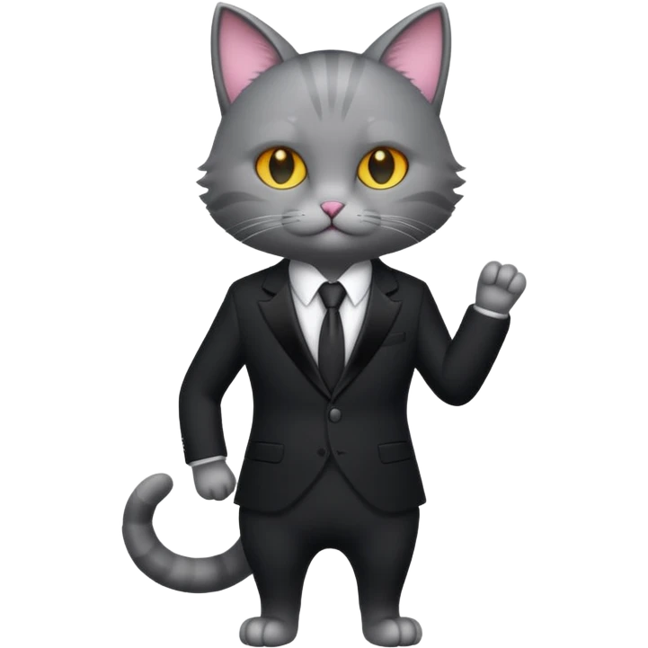 𝐦𝐚𝐠𝐢𝐜 𝐜𝐚𝐭 𝐰𝐢𝐭𝐡 𝐛𝐥𝐚𝐜𝐤 𝐬𝐮𝐢𝐭 emoji