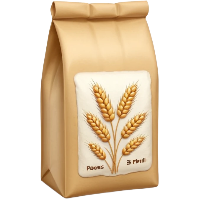 Wheat flour in package  emoji
