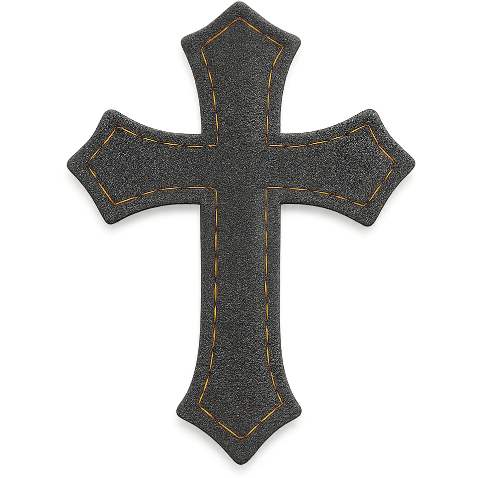 goth cross emoji