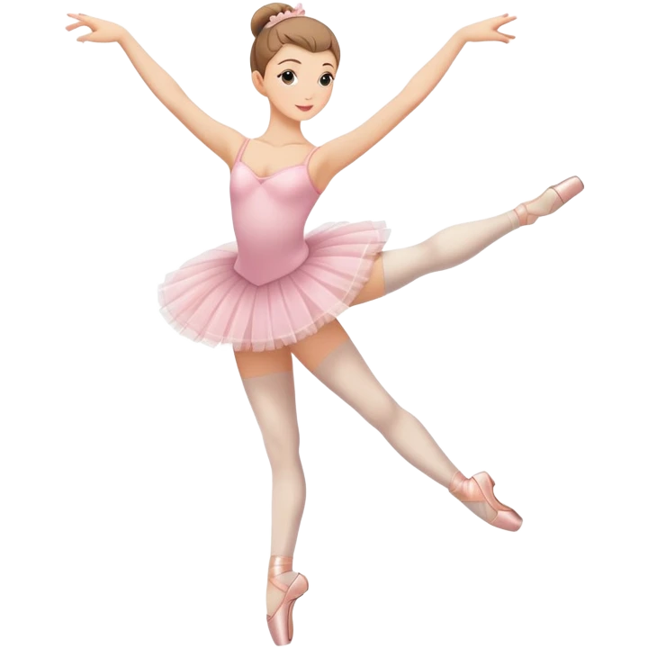 Coffee mug with ballerina legs in a pointe position wearing a ballet tutu emoji