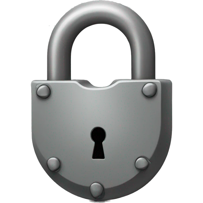 lock with a V in the middle  emoji