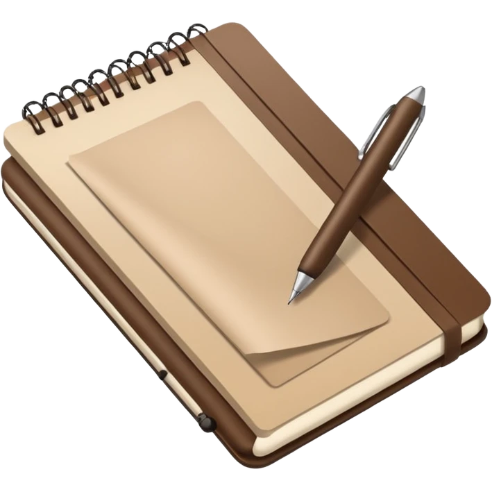 Realistic work  essentials with neutral color emoji