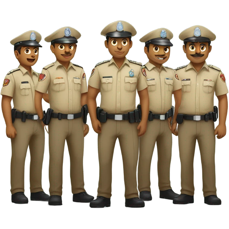 Indian police emoji