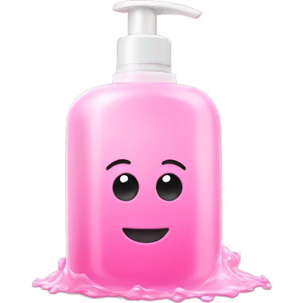 Pink liquid soap  emoji