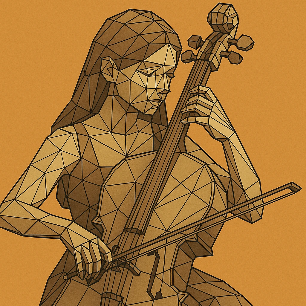 girl playing cello emoji