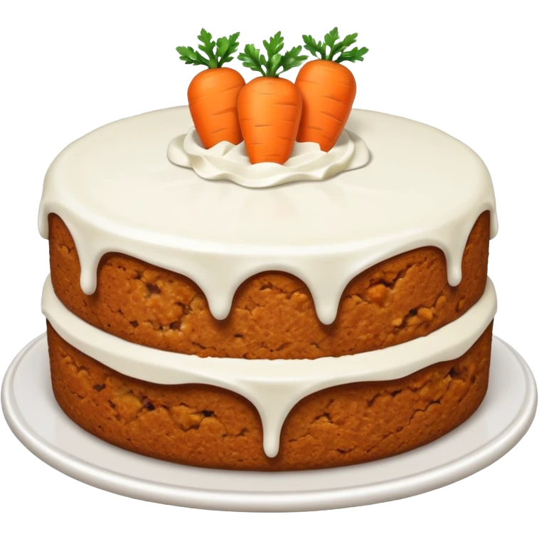 Carrot cake emoji