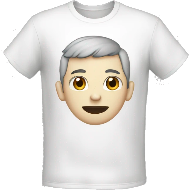 White t-shirt emoji