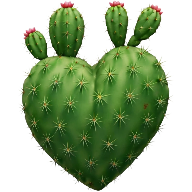 Cactus heart  emoji