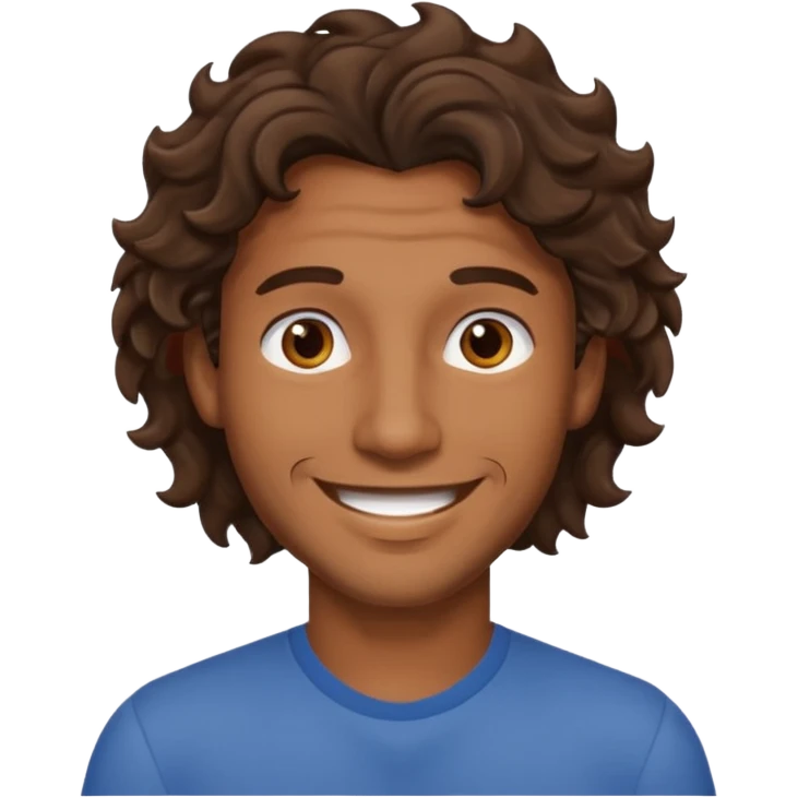 wavy hair mens image emoji