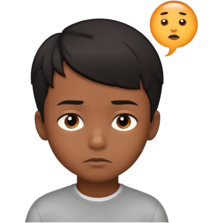chico pensando pensando emoji